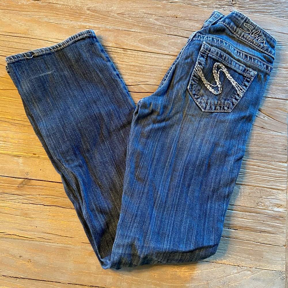 Silver jeans